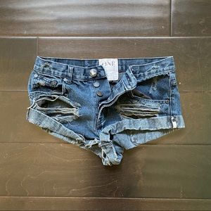 One Teaspoon Bandit Jean shorts 25
